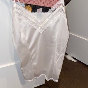 White Cami Silk Top